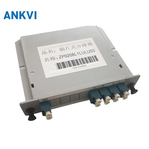 LC/UPC LGX Cassette Card Inserting PLC Splitter G657A1 0.9mm