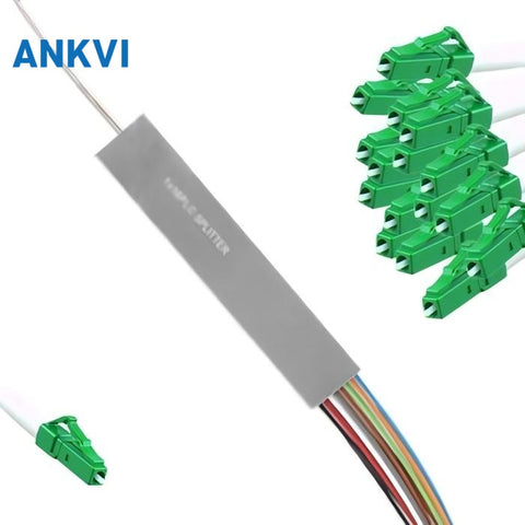 Fiber Optic PLC Splitter G657A1 0.9mm With LC/APC Connector