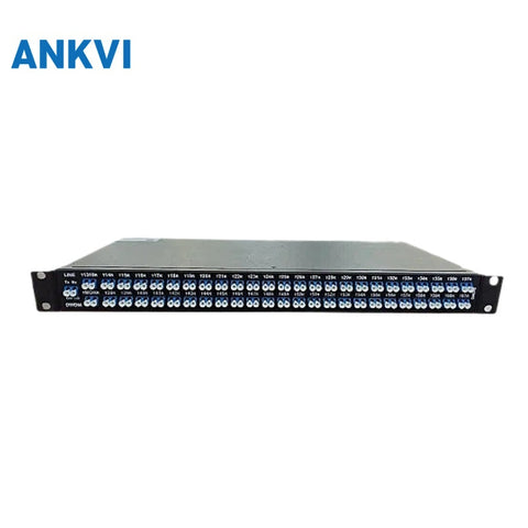 OMD48 DWDM Passive Mux/Demux 48λ 100GHz C‑Band Online Monitoring 1U Rackmount