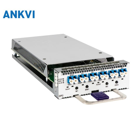 OP2 Fiber Protection Card 1+1 OLP <15ns Switching Low Loss Wide Power Range Compact 1/4 Slot