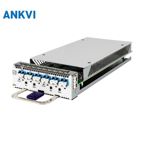 OP2 Fiber Protection Card 1+1 OLP <15ns Switching Low Loss Wide Power Range Compact 1/4 Slot