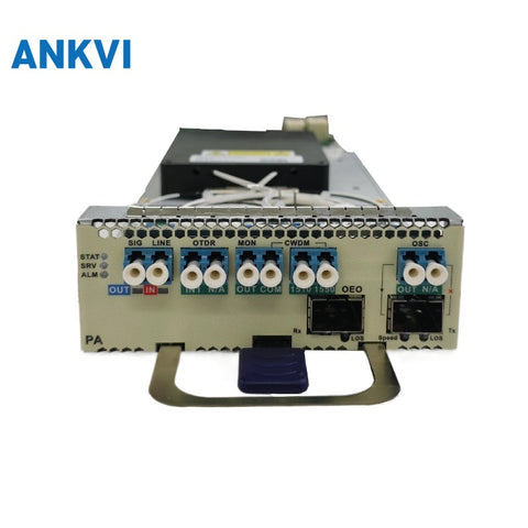 OPA Fiber Pre‑Amplifier Module EDFA C‑Band  33dB Gain Low Noise 5dB AGC/APC Compact 1/4 Slot