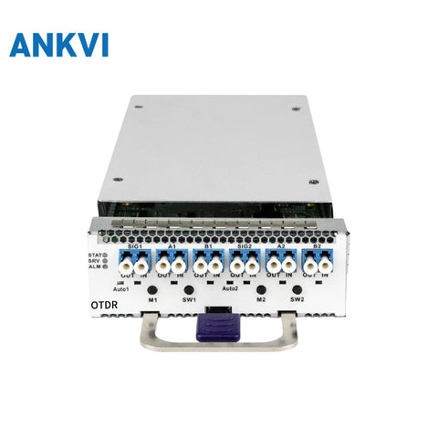 OTDR Fiber Tester Card  80km Range 30dB Dynamic High Accuracy  8‑Port Compact 1/4 Slot