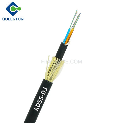 Outdoor ADSS 9.5 mm Cable span G652D PE Outer jacket Fiber Optic Cable ADSS 