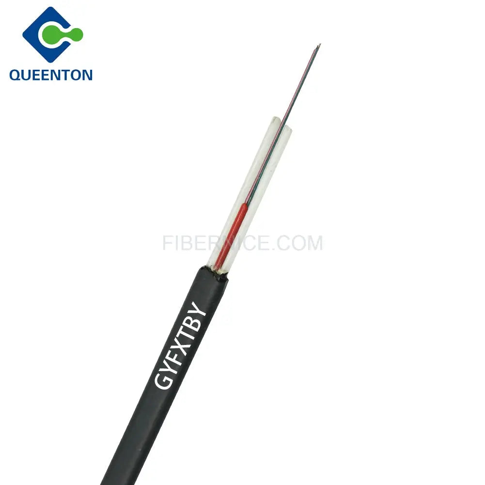 Outdoor Flat Drop Fiber Optic Cable 1.6mm GYFXTBY 