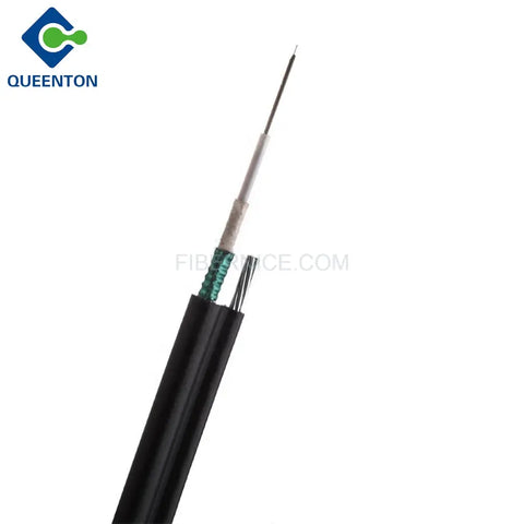 Outdoor Flat Drop Fiber Optic Cable Single Steel Wire PE G652D GYXTC8S 