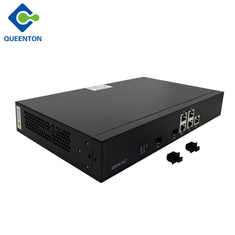 QT7001 Mini OLT 1 GPON Port And 10G Uplink Optical Port 4 1000Mbps Uplink Network Ports
