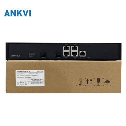 QT7001 Mini OLT 1 GPON Port And 10G Uplink Optical Port 4 1000Mbps Uplink Network Ports