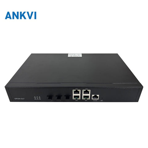 QT7002 Mini OLT 2 GPON Port And 10G Uplink Optical Port 4 1000Mbps Uplink Network Ports
