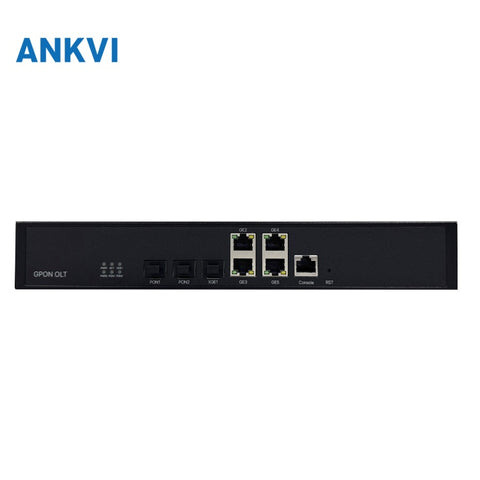 QT7002 Mini OLT 2 GPON Port And 10G Uplink Optical Port 4 1000Mbps Uplink Network Ports