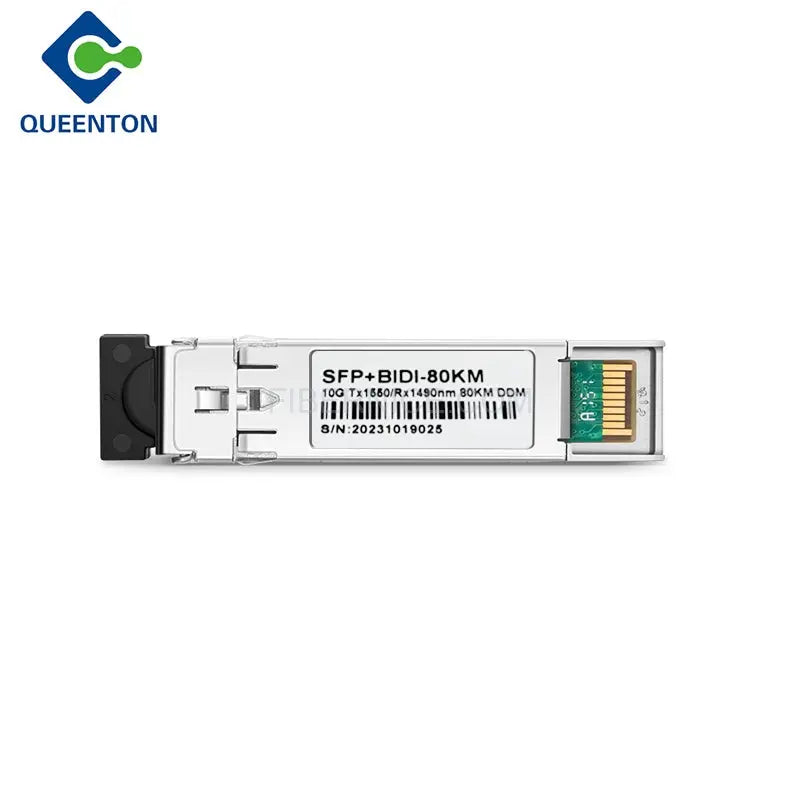 SPF+-BIDI-80KM Compatible 10G TX1550/RX1490nm 80KM DDM SFP Module 