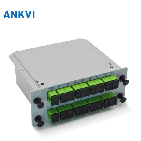 SC/APC LGX Cassette Card Inserting PLC Splitter G657A1 0.9mm