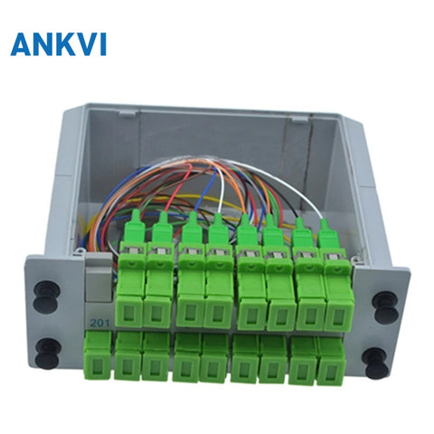 SC/APC LGX Cassette Card Inserting PLC Splitter G657A1 0.9mm