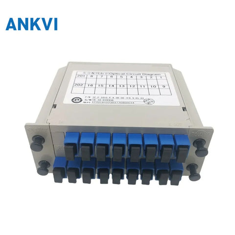 SC/UPC LGX Cassette Card Inserting PLC Splitter G657A1 0.9mm
