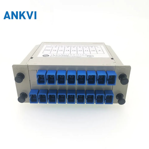 SC/UPC LGX Cassette Card Inserting PLC Splitter G657A1 0.9mm