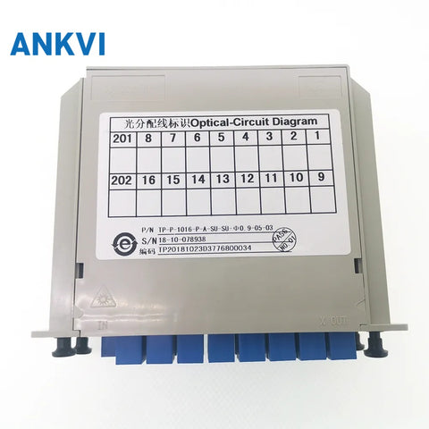 SC/UPC LGX Cassette Card Inserting PLC Splitter G657A1 0.9mm