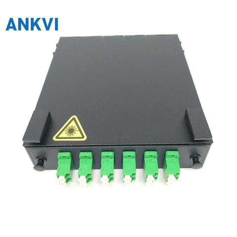 Drawer Type ODF 12 Core Fiber Optic Distribution Frame Box With Splice Cassette LC/APC