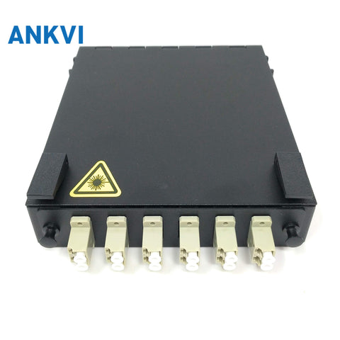 Drawer Type ODF 12 Core Fiber Optic Distribution Frame Box With Splice Cassette LC/APC