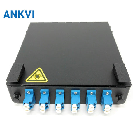 Drawer Type ODF 12 Core Fiber Optic Distribution Frame Box With Splice Cassette LC/APC