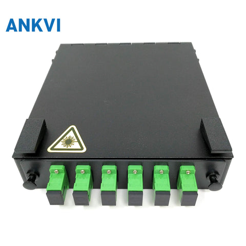 Drawer Type ODF 12 Core Fiber Optic Distribution Frame Box With Splice Cassette LC/APC