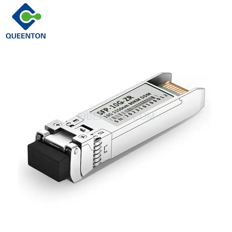 SPF+-10G-ZR Compatible 10G 1550nm SM 80KM DDM Duplex SFP Module 