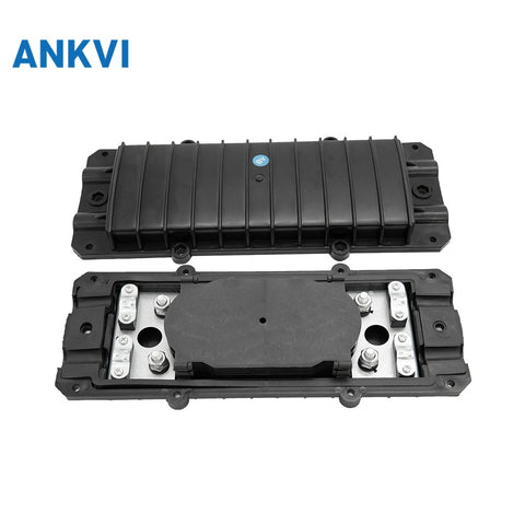 XRT-001 2 in 2 Out Horizontal Fiber Optic Splice Box Splice Closure