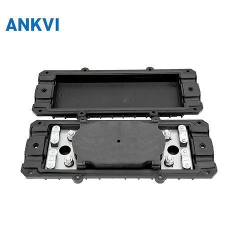 XRT-001 2 in 2 Out Horizontal Fiber Optic Splice Box Splice Closure