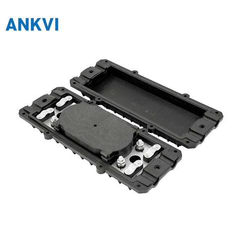 XRT-001 2 in 2 Out Horizontal Fiber Optic Splice Box Splice Closure