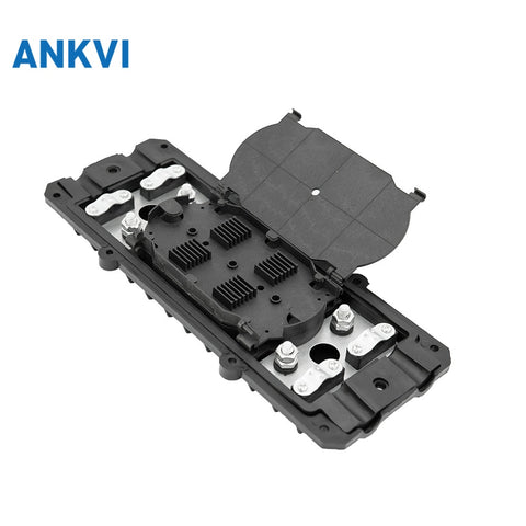 XRT-001 2 in 2 Out Horizontal Fiber Optic Splice Box Splice Closure