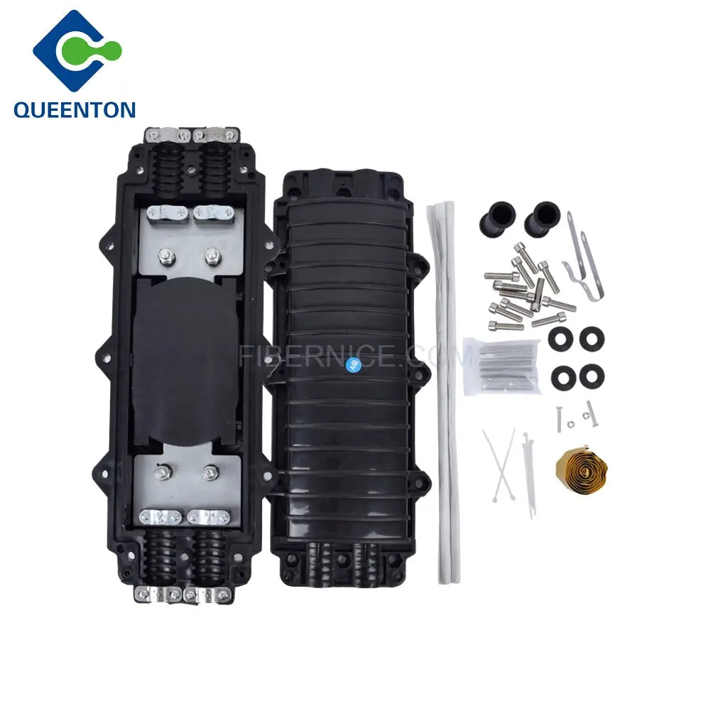 XRT-002 2 in 2 Out Horizontal Fiber Optic Splice Box Splice Closure 