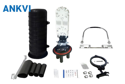 XRT-MS-005 1 in 3 out Vertical Fiber Optic Splice Box Splice Closure
