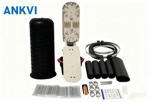 XRT-MS-006 2 in 2 Out Vertical Fiber Optic Splice Box Splice Closure