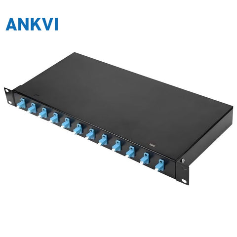 Drawer Type ODF 12 Core Fiber Optic Distribution Frame Box With Splice Cassette LC/UPC