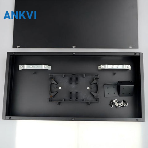 Drawer Type ODF 12 Core Fiber Optic Distribution Frame Box With Splice Cassette SC/UPC