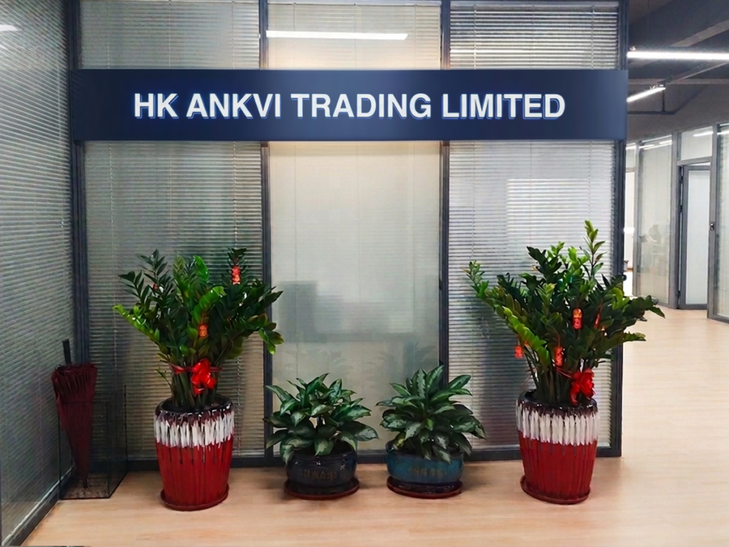 ANKVI open-plan office with staff workstations, a coffee corner and meeting rooms