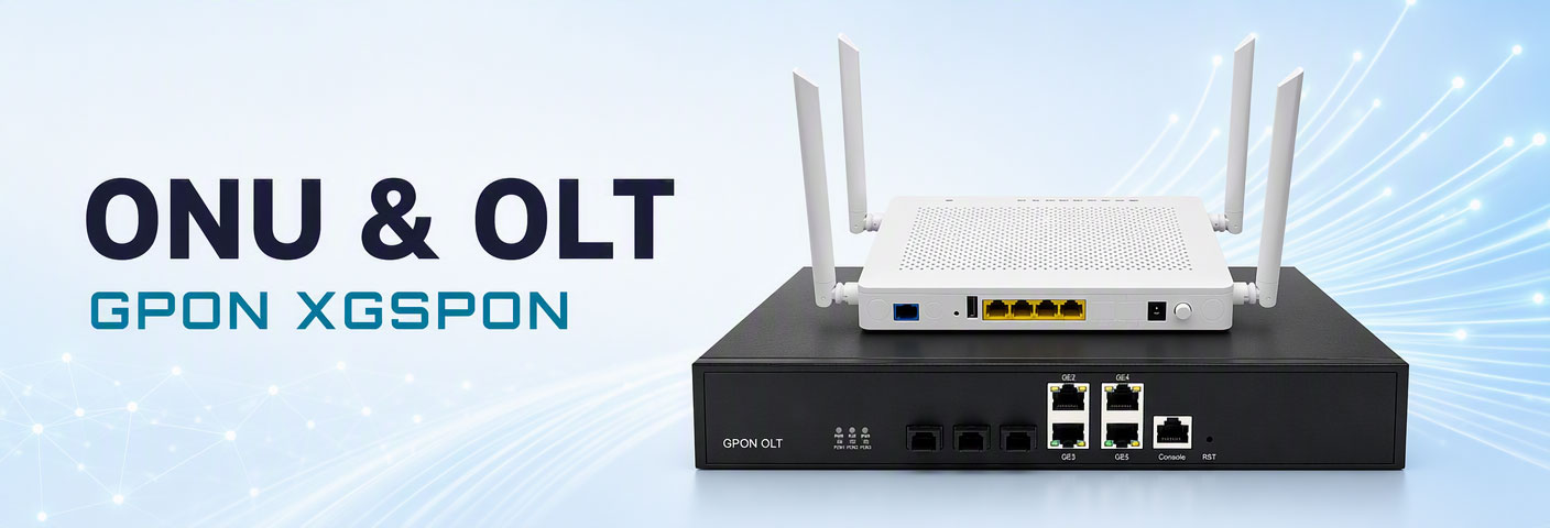 GPON/XGSPON optical line terminal and ONU customer-premises equipment