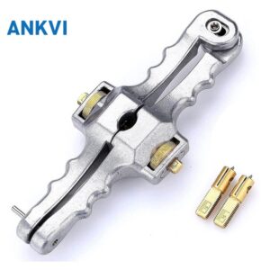 GJ.0045 silver cable jacket stripper slitter with two adjustable cutting wheels