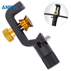 GJ.0081 armored cable stripping knife, black frame with gold guide wheel, view 1
