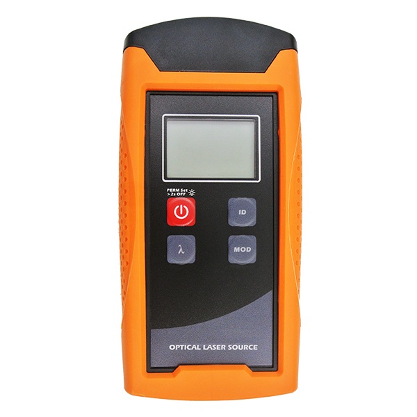GJ.012 BOU350 front view of the orange laser source with LCD and control buttons