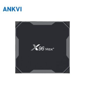 X96 Max+ TV box, front view with logo